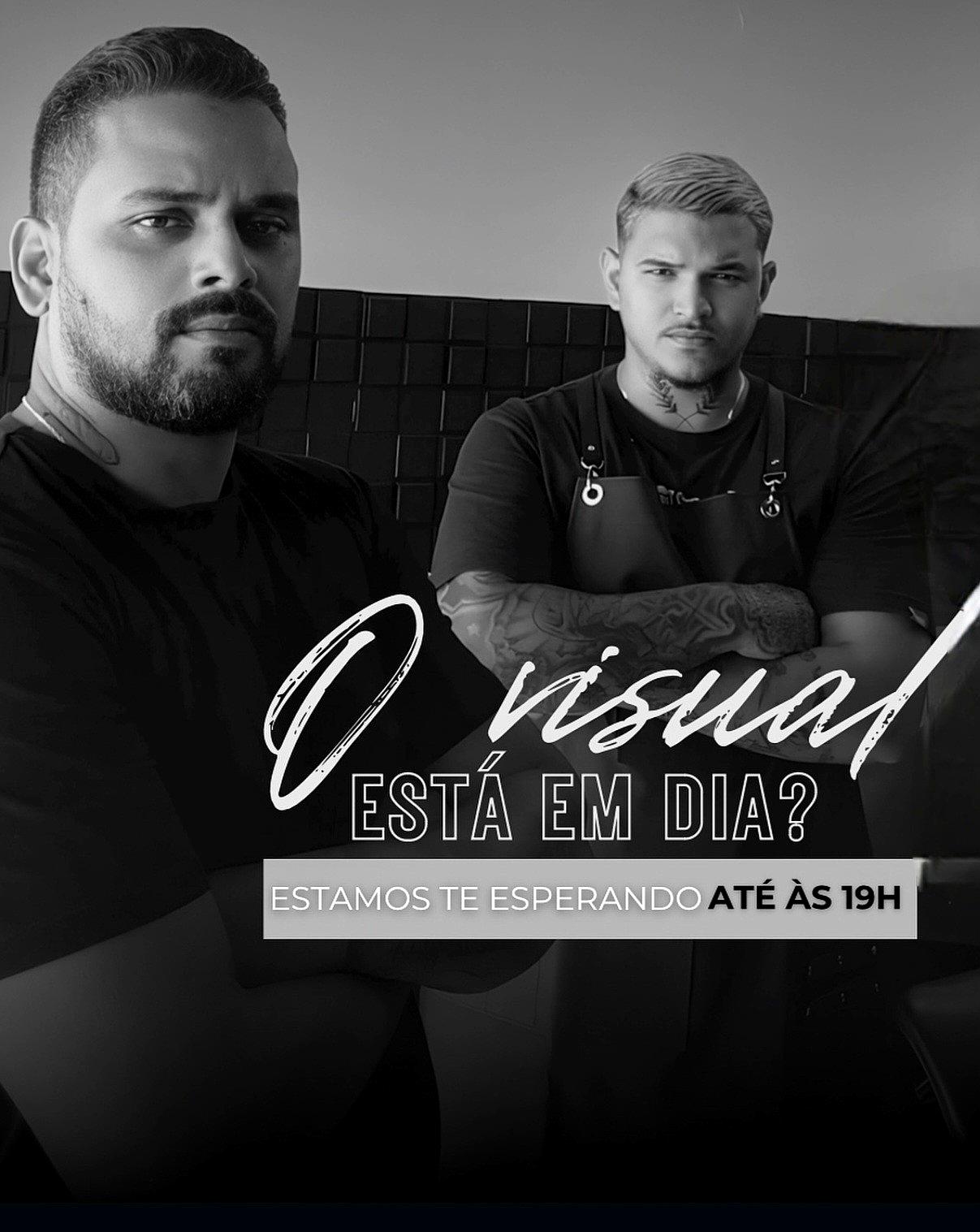 Interior da Barbearia Brutos com decoração moderna